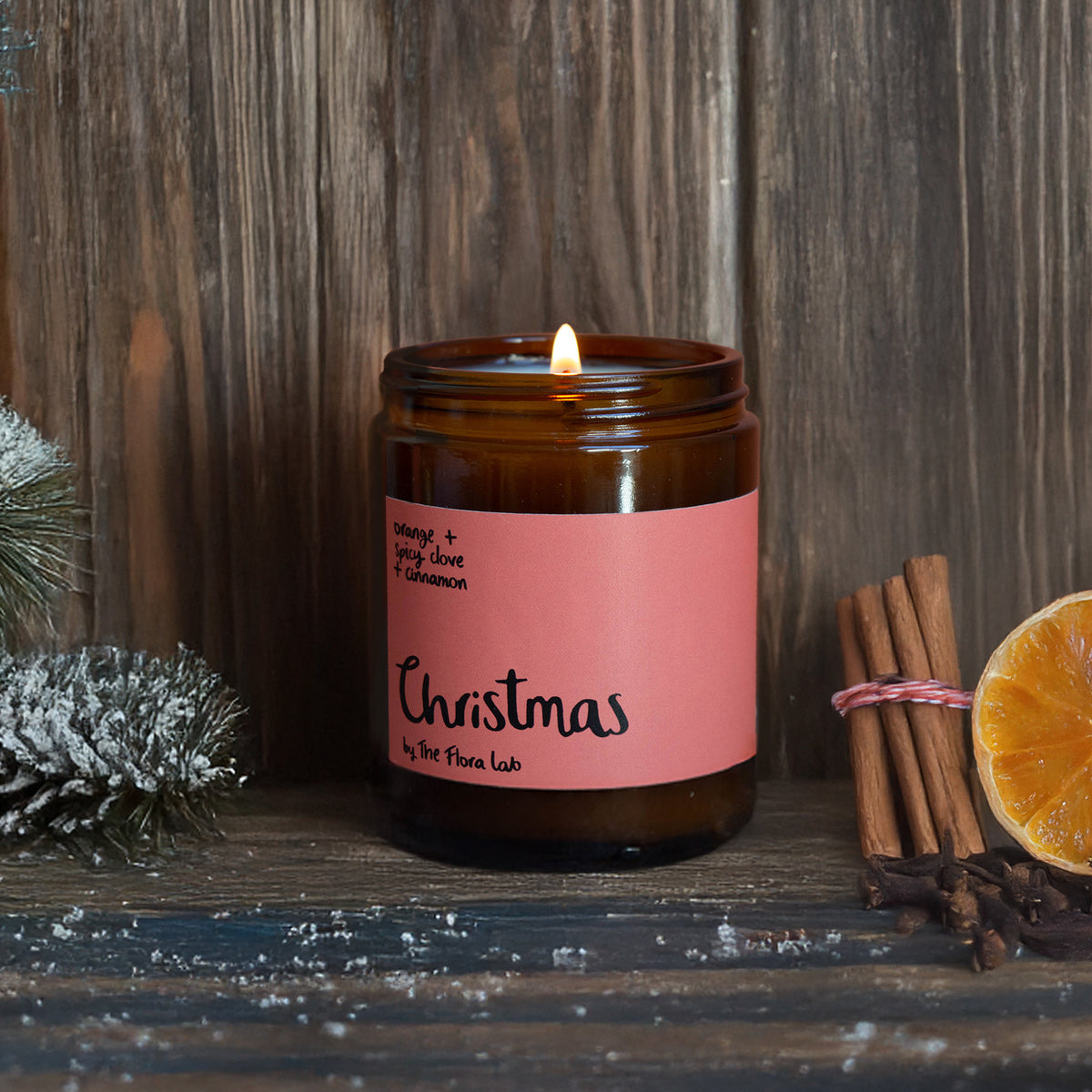 Scented candle Cinnamon- sold Sweet orange- 500 ml