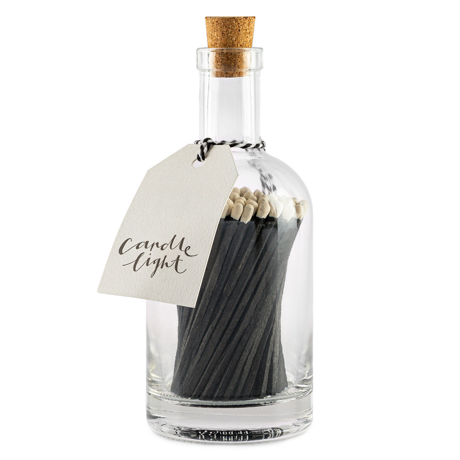 Candle Light Luxury Match Bottle with Monochrome Tag