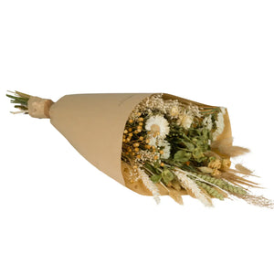 Dried Wild Flowers Bouquet: Natural Tones