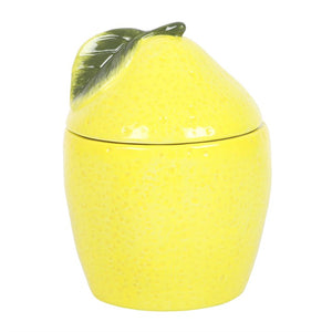 Yellow Lemon Wax Melt Burner. Perfect for burning wax melts and wax melt tarts 