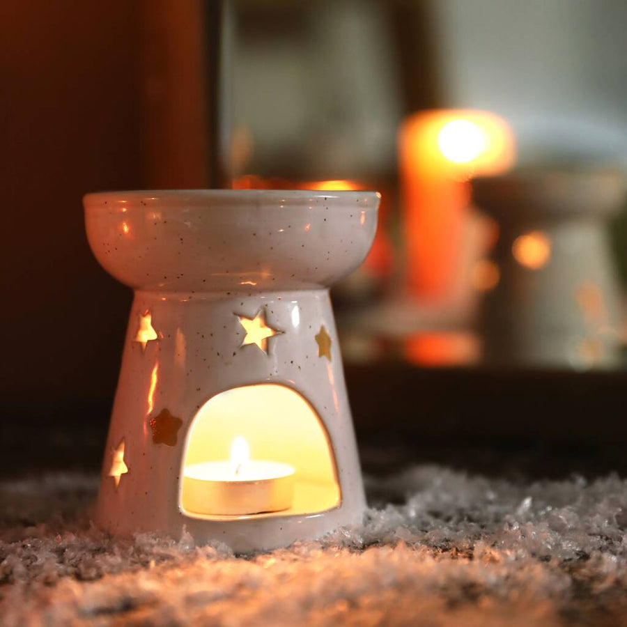 Starry Night Ceramic Wax Melt Burner